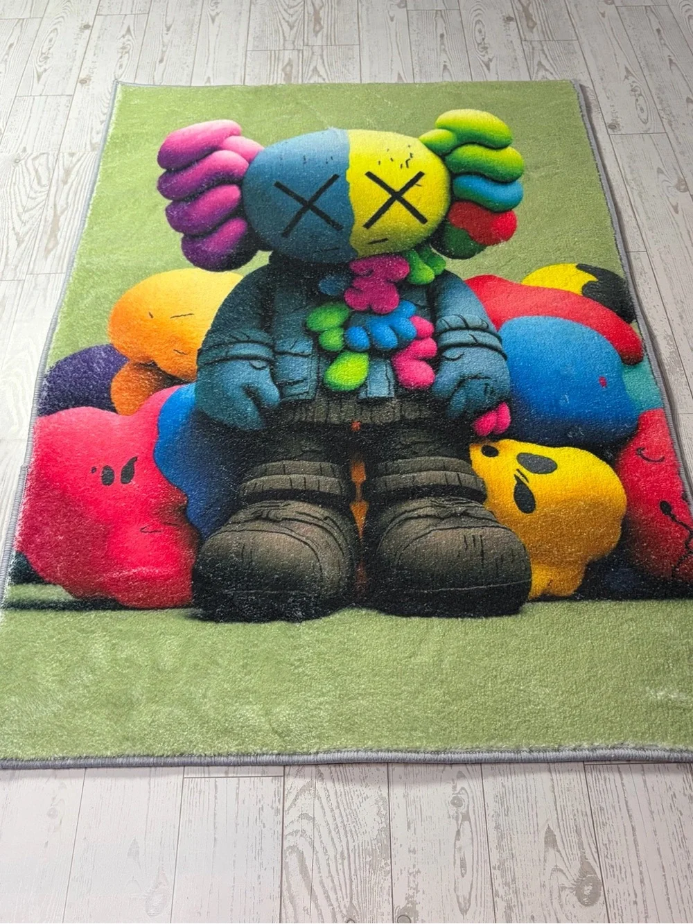 NEW 22”X32” Colorful Pop Art KAWS-Inspired Rug “!!Check My Profile For More!!”